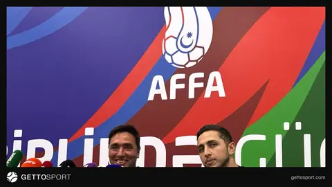 Azərbaycan U-20 millisi və baş məşqçi Ruy Jorje Qəbələdə matçdan sonra