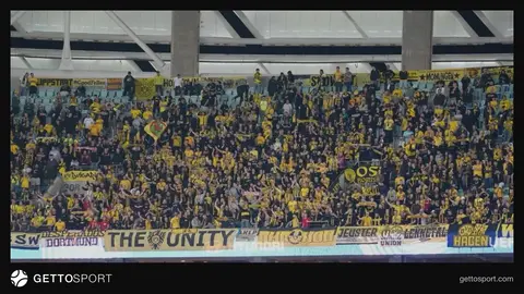 Bakı Olimpiya Stadionunda Sabah və Borussia Dortmund oyunundan dolu tribunalar