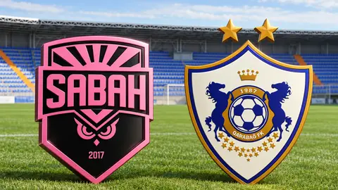 Sabah və Qarabağ komandalarının futbolçuları Mərdəkanda meydançada