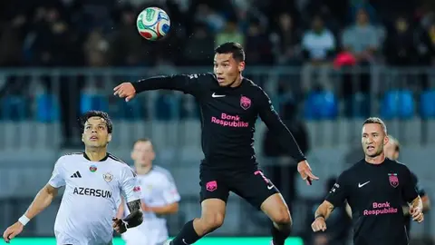 Sabah futbol komandasının oyunçuları və qələbə ehtimalı loqosu