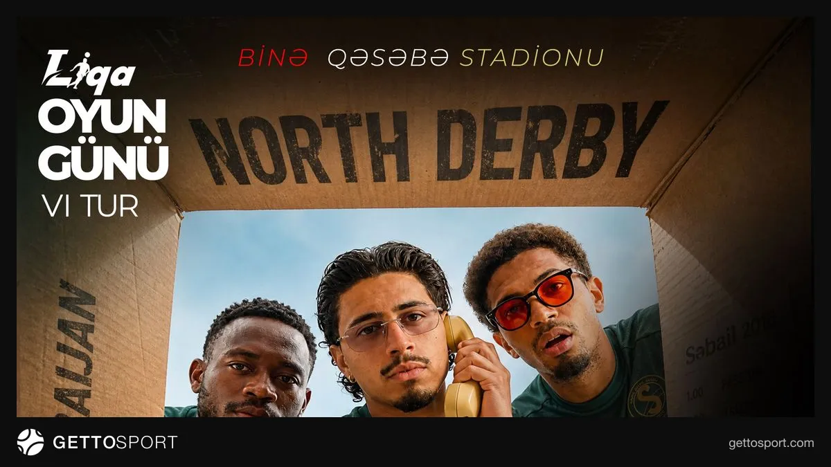 Şahdağ Qusar və Səbail komandaları Binə stadionunda qarşılaşma öncəsi