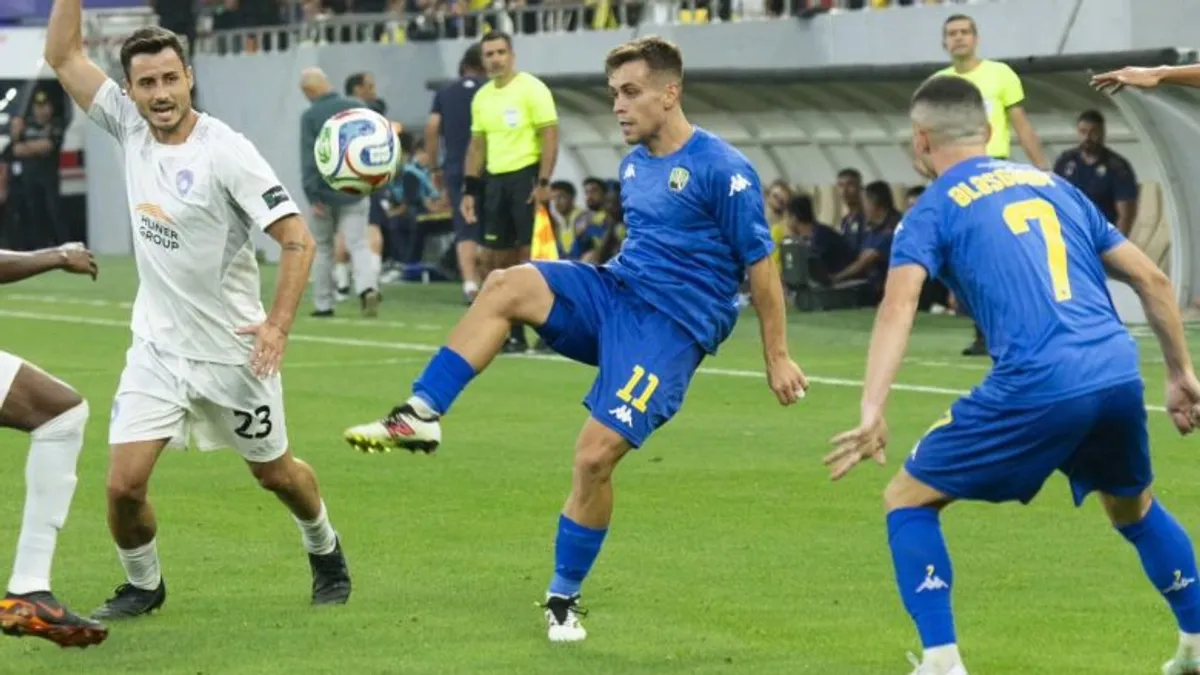 Şəfa və Zirə oyununda penalti anı və qolsevinc