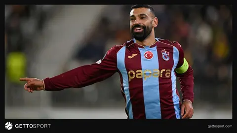 Mohamed Salah Trabzonspor formasını giyerken maçtan bir kare
