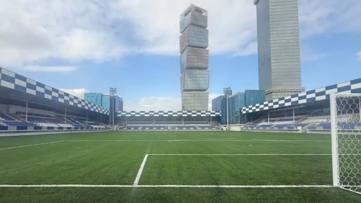 Şəfa klubunun Baku Arena stadionunun daxili hissəsinin görüntüsü