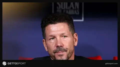 Diyoqo Simeone mətbuat konfransında və ya stadion kənarında