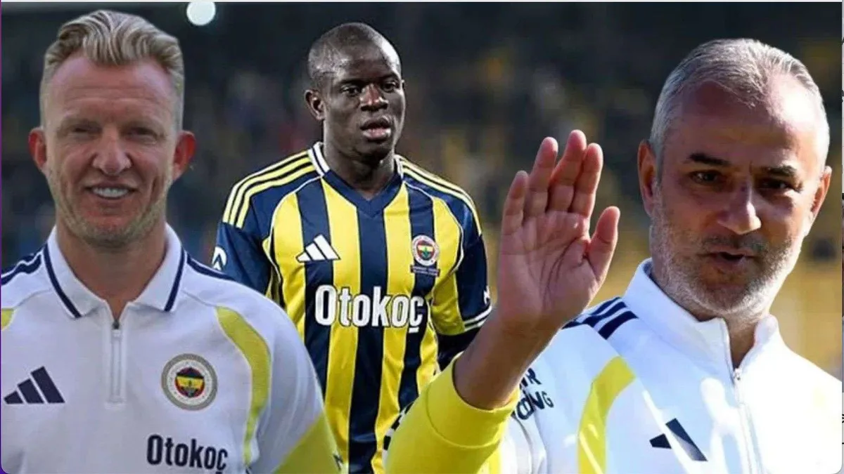 Fenerbahçe antrenmanında Milan Skriniar ve N'Golo Kante