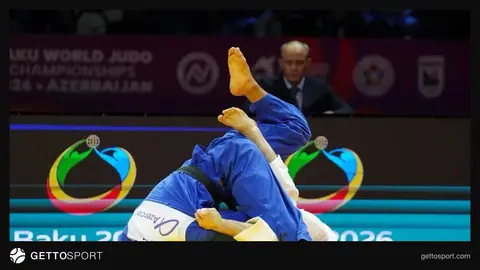 Qriqalaşvili finaldan sonra Tsaqayevin əlini qaldırır, Bakı arena