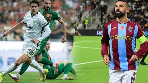 Papara Park stadyumunda Trabzonspor - Beşiktaş maçı öncesi hazırlık