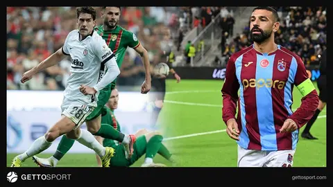 Papara Park stadyumunda Trabzonspor - Beşiktaş maçı öncesi hazırlık