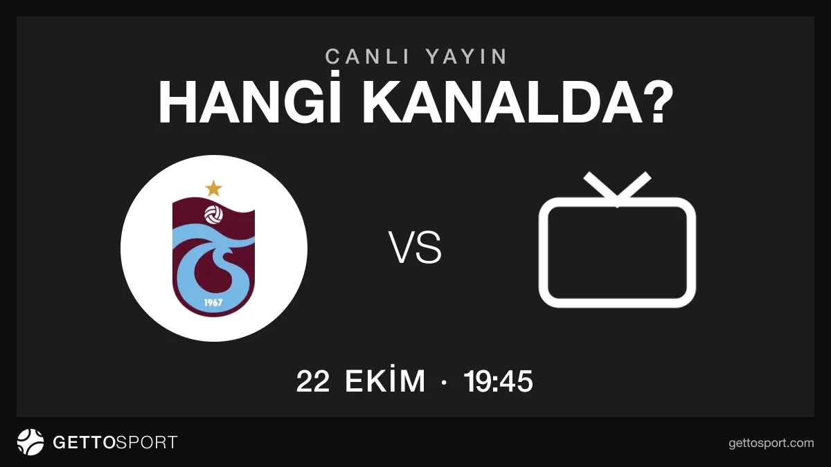Trabzonspor - Harts maçının yayın kanalları
