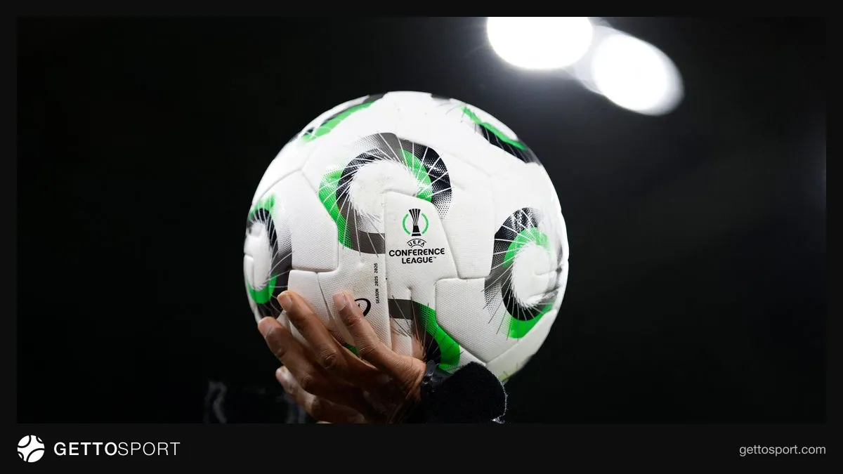 Trabzonspor futbolcuları Konferans Ligi maçında gol sevinci