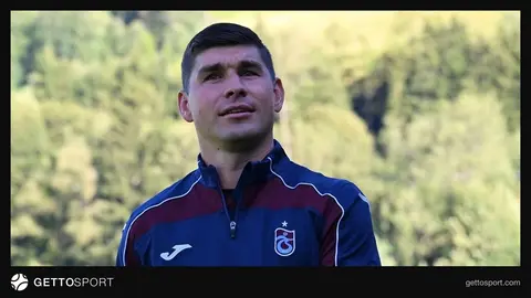 Trabzonspor formasıyla Melih Kabasakal sahada