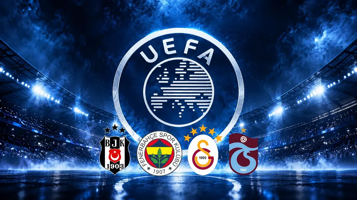 UEFA kulüp sıralaması listesi ve Trabzonspor logosu