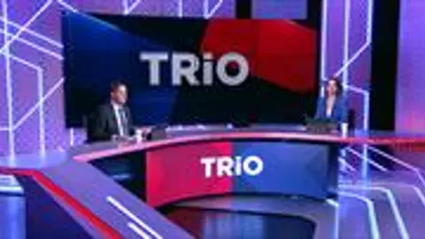 TRİO programında stüdyoda tartışılan futbol görüntüleri