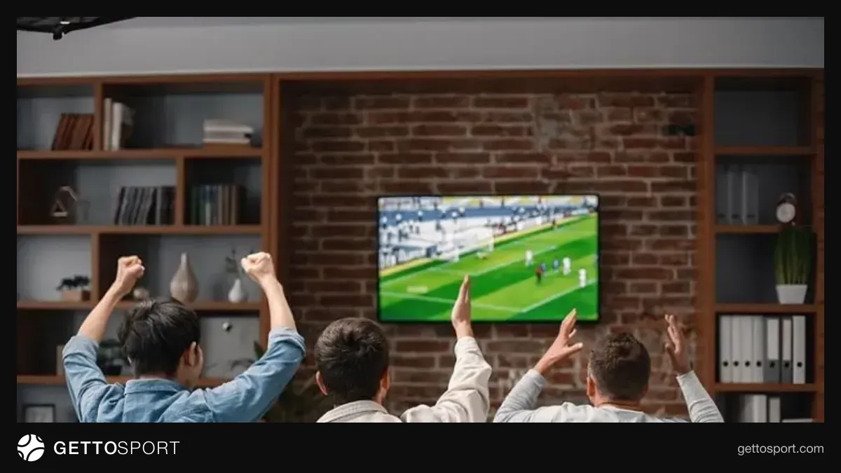 Televizorda canlı yayım siyahısı və futbol xarakterli görüntü
