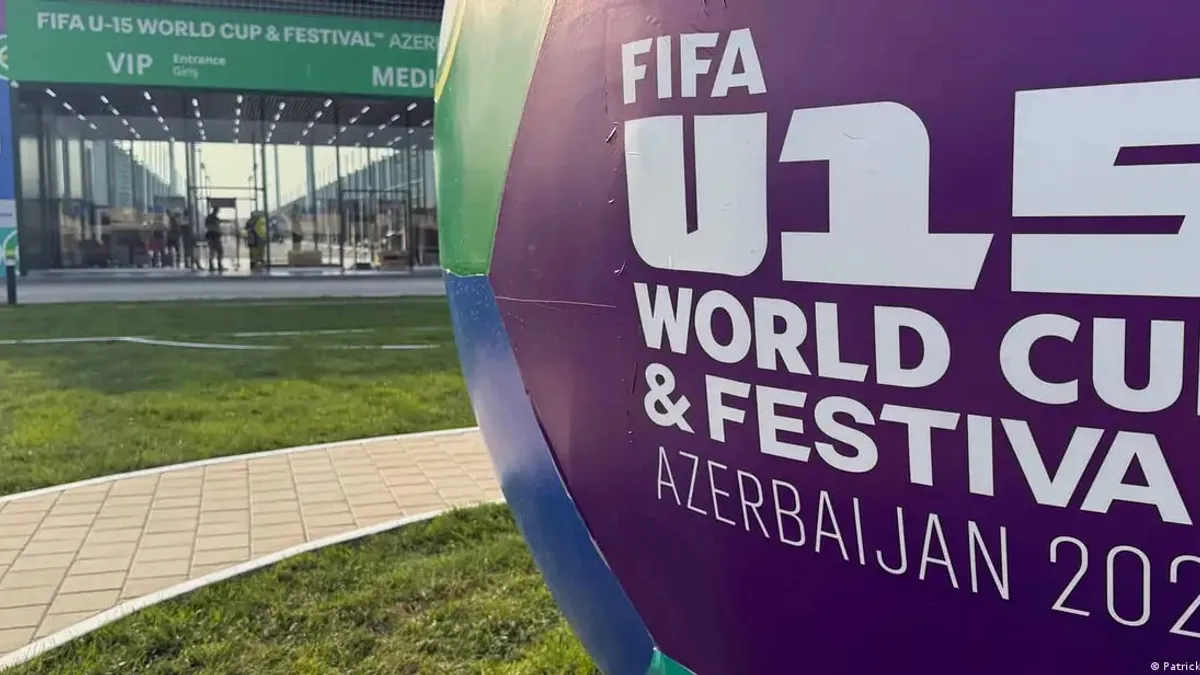 U-15 dünya çempionatı Bakıda stadion və gənc futbolçular