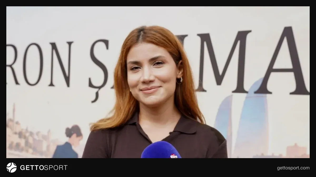 Ülviyyə Fətəliyeva gənc şahmatçılarla tədbirdə çıxış edir