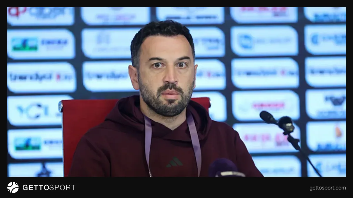 Pendikspor Teknik Direktörü Umut Eskiköy basın toplantısında konuşuyor