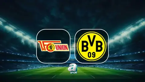 Union Berlin ve Borussia Dortmund oyuncuları maç öncesi stadyum görüntüsü