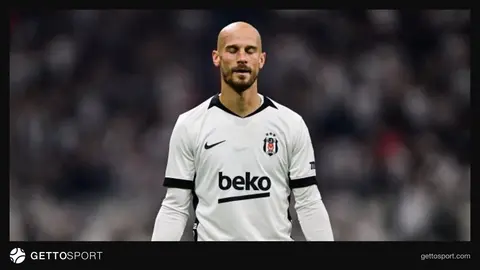 Beşiktaş formasıyla Vaclav Cerny'nin maç öncesi görüntüsü