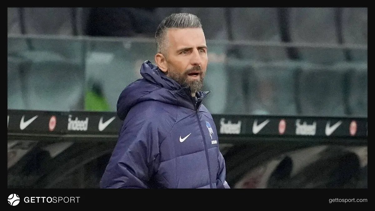 Vedad Ibisevic röportaj verirken, arka planda Hoffenheim forması