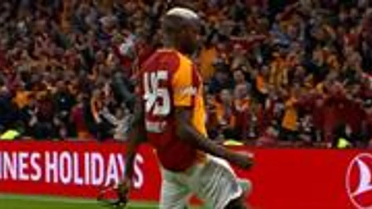 Victor Osimhen gol sevincinde, Galatasaray formasıyla