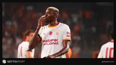 Victor Osimhen antrenmanda bireysel çalışıyor, Galatasaray tesisleri