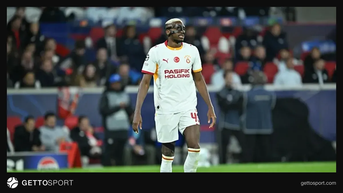 Osimhen Lille formasıyla gol sevinci göstermiyor