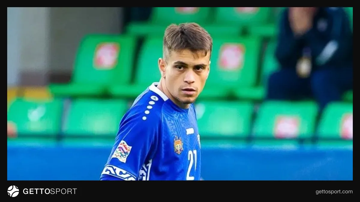 Viktor Stina Moldova millisinin formasında oyunda