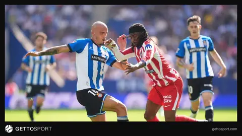 Vilyarreal və Atletiko matçlarından anlar, Alejandro Baena qol vurarkən
