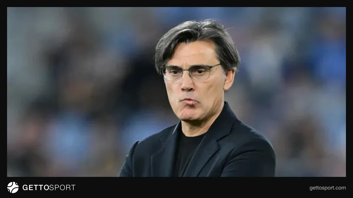 Vinçenso Montella tribunada və ya məyus görünüşdə