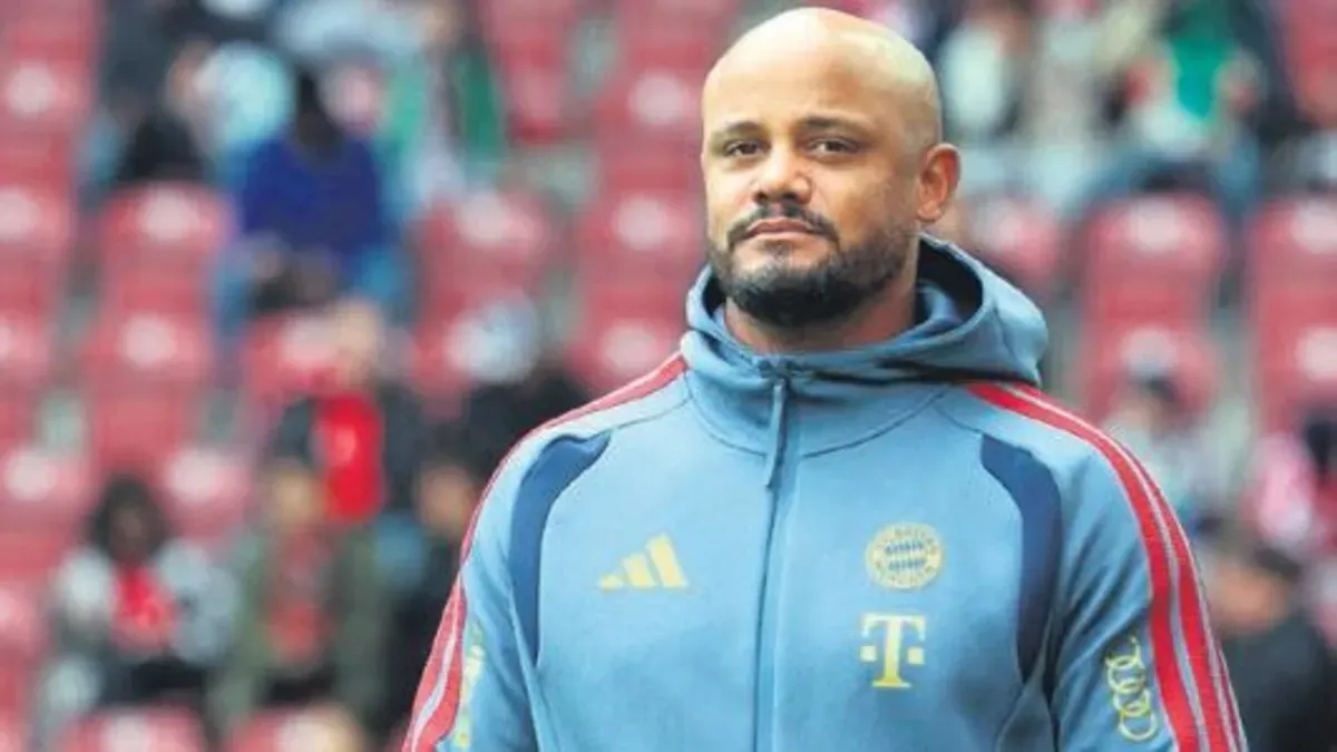 Vincent Kompany antrenmanda takım elbise ile düşünürken veya hastaneye götürülürken görüntü