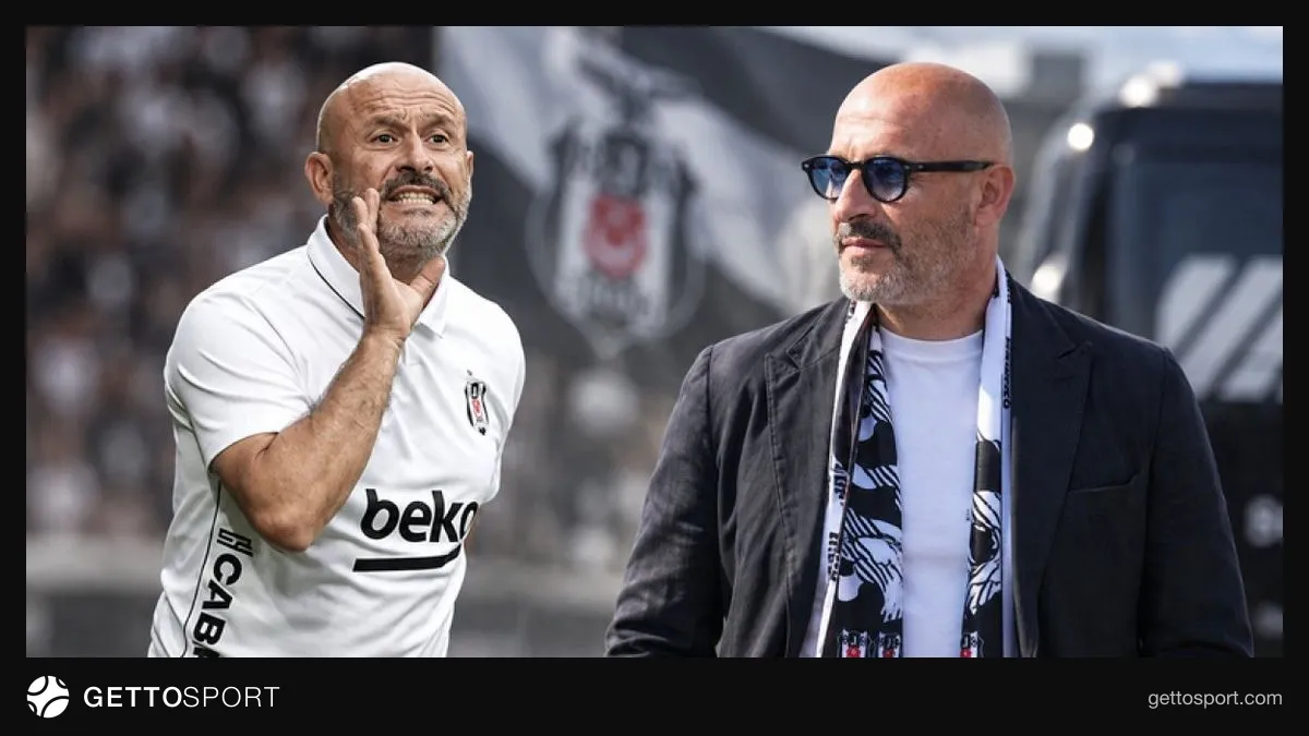 Vincenzo Italiano basın toplantısında konuşurken