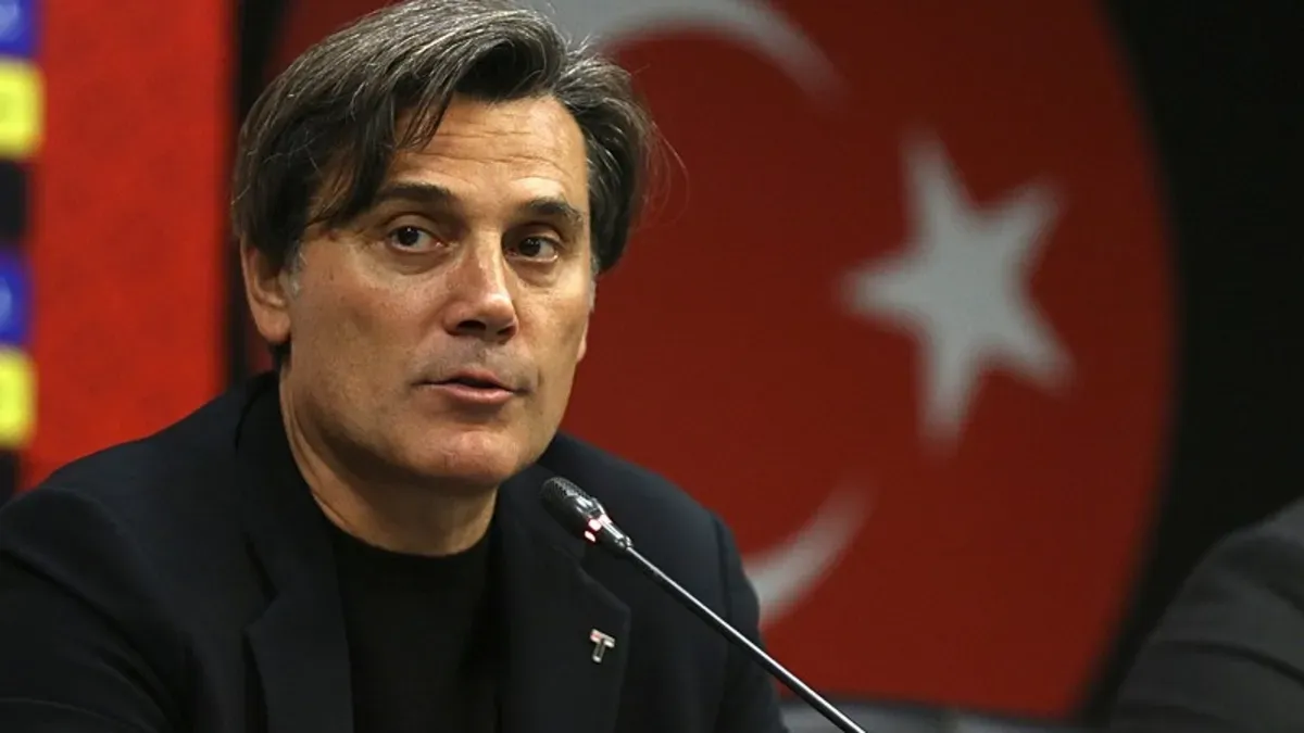 Vincenzo Montella takım kenarında düşündürücü pozisyonda