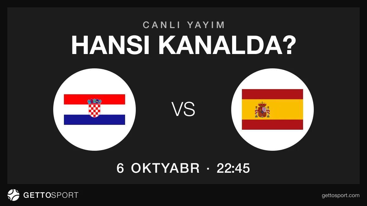 Xorvatiya – İspaniya oyununun yayım kanalları