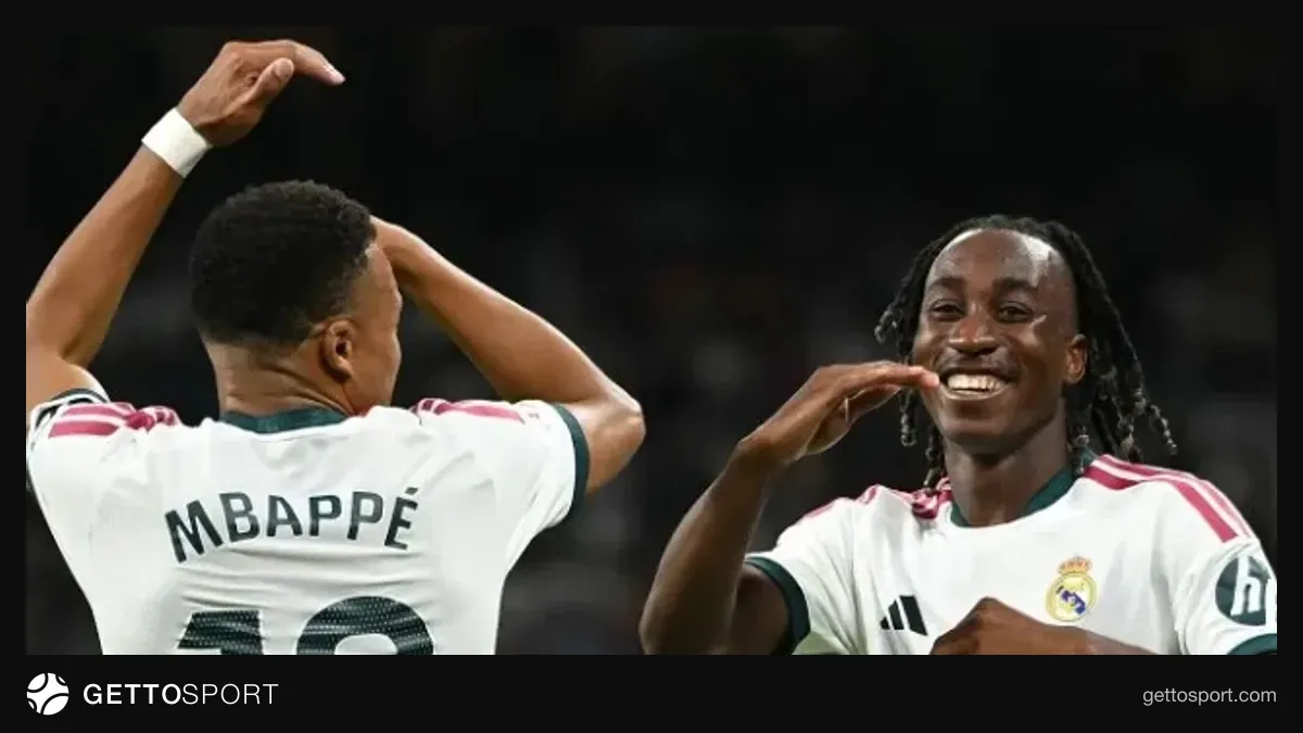 Yan Diomande Real Madrid formasında sevinc qeyd edir