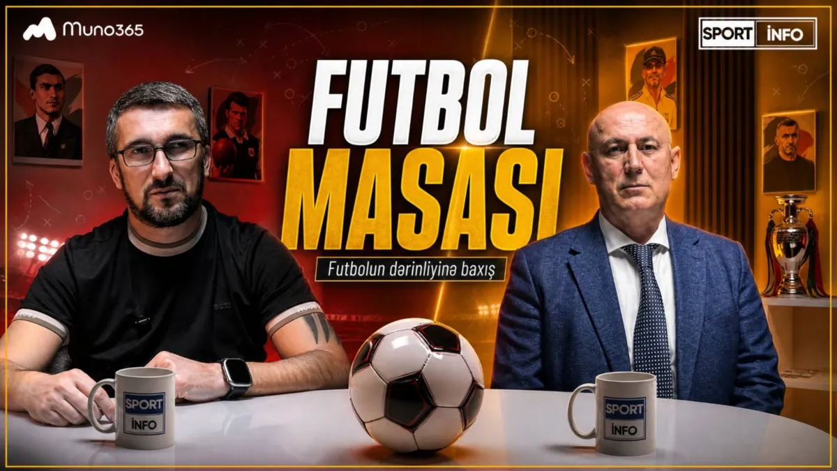 Yaşar Seyidov studiyada Futbol Masası verilişində