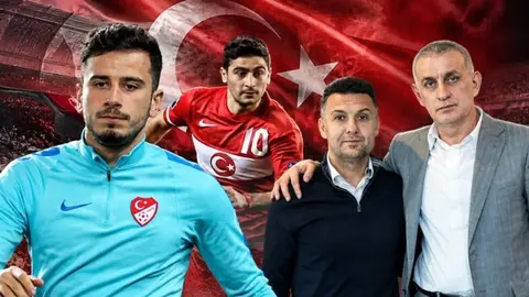 Yıldıray Baştürk konuşurken veya TFF logosu ile birlikte portre görüntüsü
