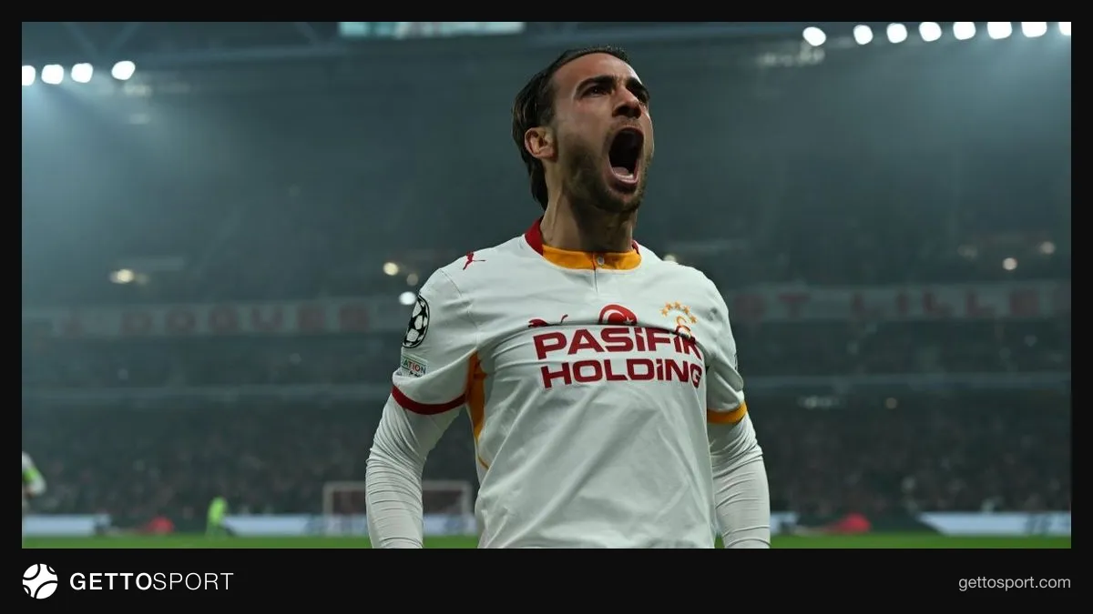 Yunus Akgün gol sevinci, Galatasaray formasıyla
