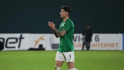 Eqnatiya və Midtyulland oyunundan stadion görüntüsü