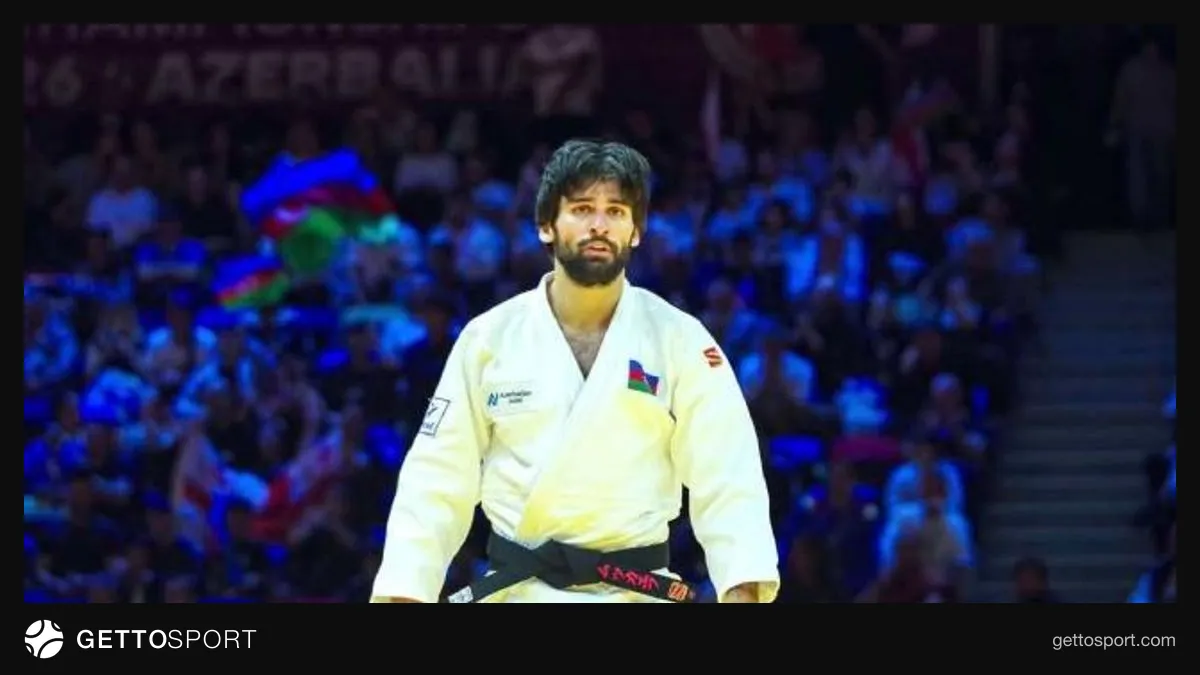 Zelim Tskayev və Ömər Rəcəbli cüdo çempionatında medal mərasimində