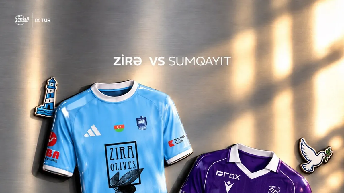 Zirə və Sumqayıt futbolçuları meydanda hazırlıq zamanı