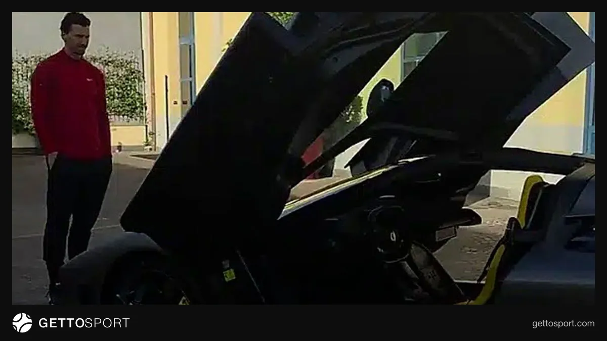 Zlatan İbrahimoviç yeni Ferrari F80 ilə